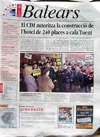 Diario Baleares 20-12-2003